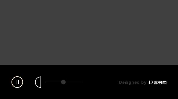 HTML5 SVG移动端播放器按钮动画特效实例