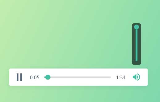 HTML5扁平化MP3音乐播放器样式代码实例