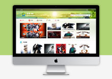 完美无错绿色风格苹果CMS网站模板